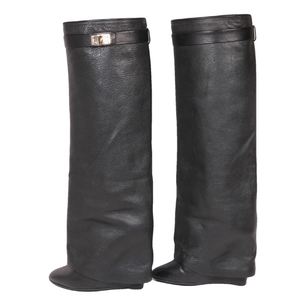 Givenchy Shark Lock Riding Boots